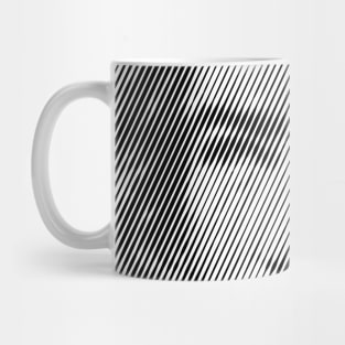 Beethoven Portrait Formed By Lines Mug